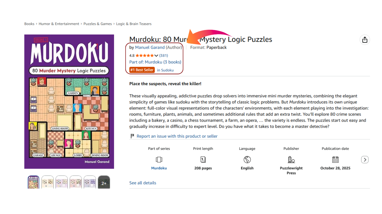 HERE'S WHAT'S ACTUALLY MOVING While Everyone Fights Over Word Searches, One Kind of Puzzle Book Is Quietly Climbing the Charts There is a format readers cannot stop buying murder-mystery puzzle bo (7)